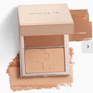 PATRICK TA Major Skin Crème Foundation and Finishing Powder Duo in Medium 3 NEW
